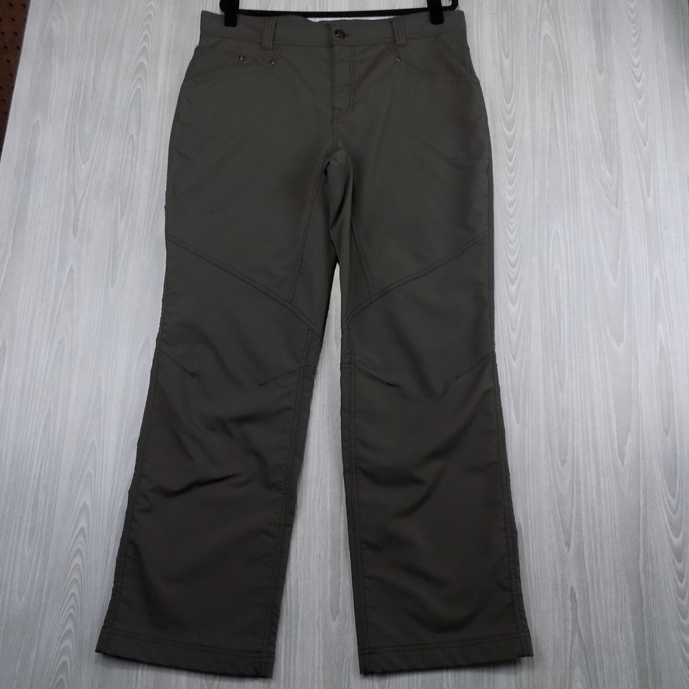 Royal Robbins Performance Hiking Pants Mens 38x32 Olive Green Articulated EUC